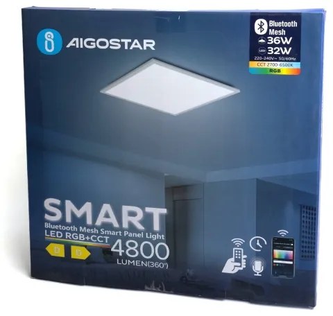 Aigostar - LED RGBW Stmievateľný podhľadový panel MESH LED/36W/230V 60x60 cm