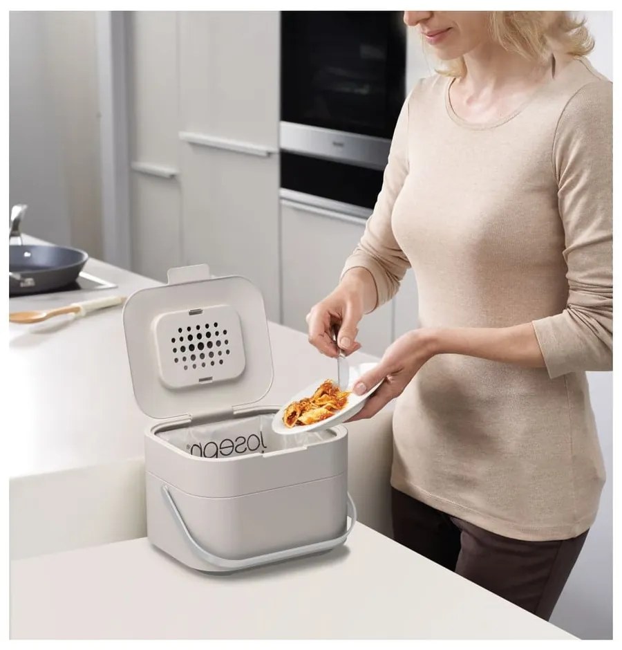 Nádoba na kompostovateľný odpad Joseph Joseph IntelligentWaste Stack, 4 l