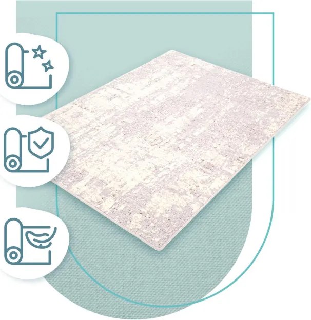 Koberec Agnella Galaxy Seva sivý