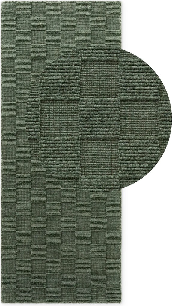 Villeroy & Boch, Behúň Villeroy & Boch Scala 106268 Green, 80x200, zelená, obývacia izba