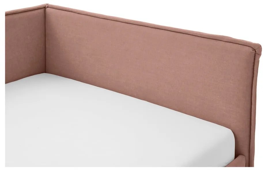 Ružová detská posteľ s úložným priestorom 90x200 cm Fun – Meise Möbel