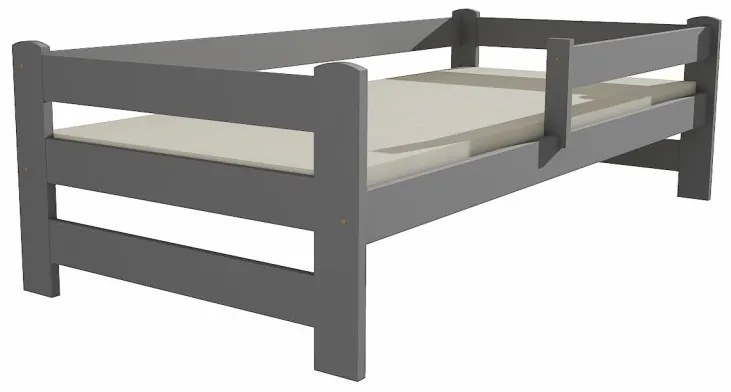 Detská posteľ z masívu 200x90cm so zásuvkou - DP019