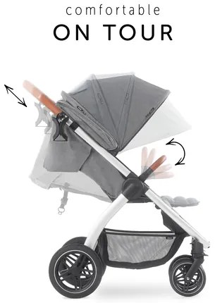 Športový kočík Hauck Uptown - melange grey