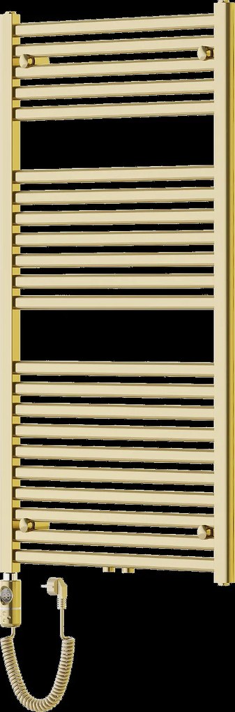 Mexen Hades, elektrické vykurovacie teleso 1200 x 600 mm, 600 W, zlatá lesklá, W104-1200-600-2600-50