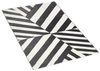 Koberce Breno Kusový koberec VEGAS HOME / PASTEL ART 23/GVG, čierna, viacfarebná,160 x 230 cm