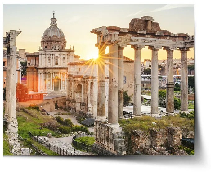 Sablio Plakát Řím Forum Romanum - 120x80 cm