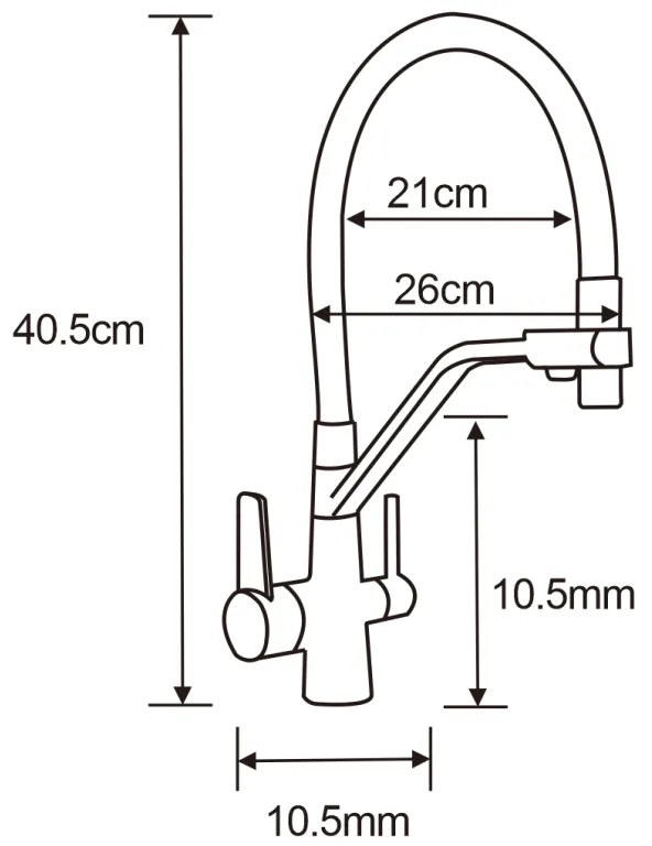 Mexen Cesar, 1-komorový granitový drez 775x470x190 mm a drezová batéria Duo, béžová, 6514-69-671701-70-B