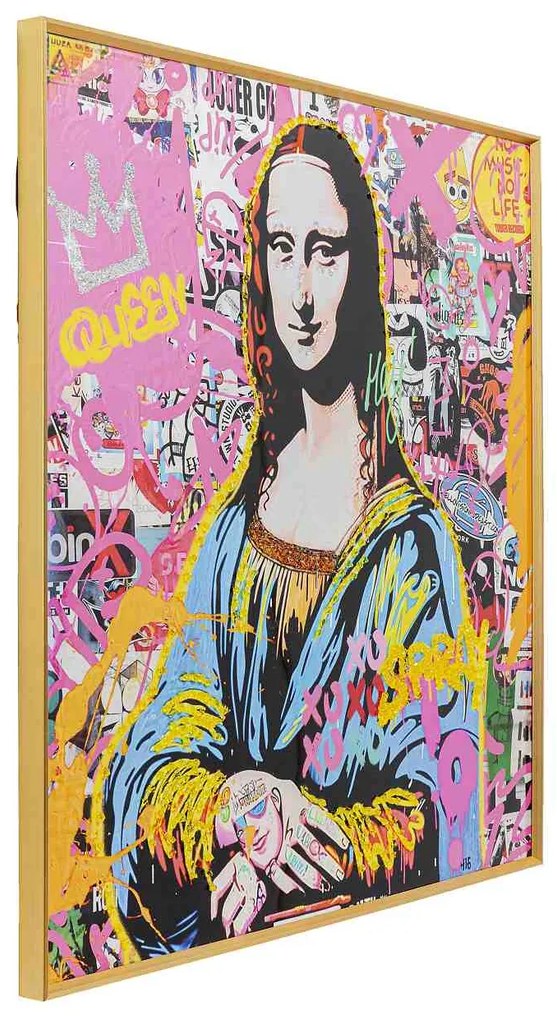 La Viva Woman obraz viacfarebný 100x100 cm
