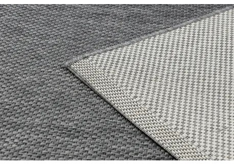 Koberec SISAL FLAT 48663/920 antracit HLADKÝ Veľkosť: 140x200 cm