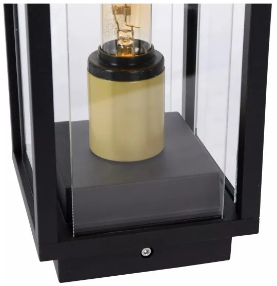 Lucide 27805/50/30 - Vonkajšia lampa LAURENS 1xE27/15W/230V IP54 50 cm čierna