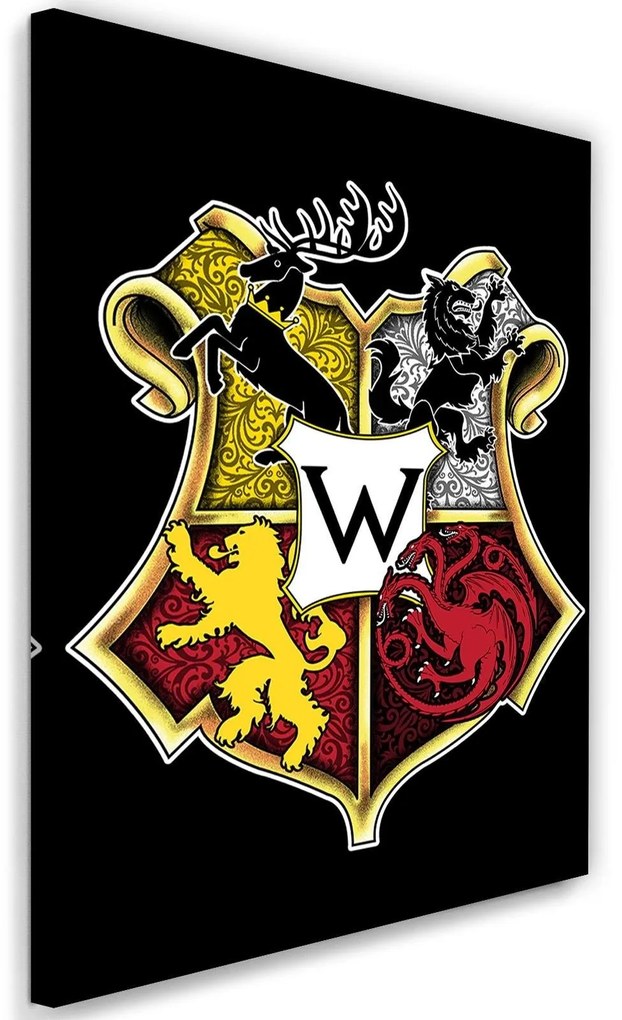 Gario Obraz na plátne Hra o tróny, erb Westeros - Dr.Monekers Rozmery: 40 x 60 cm