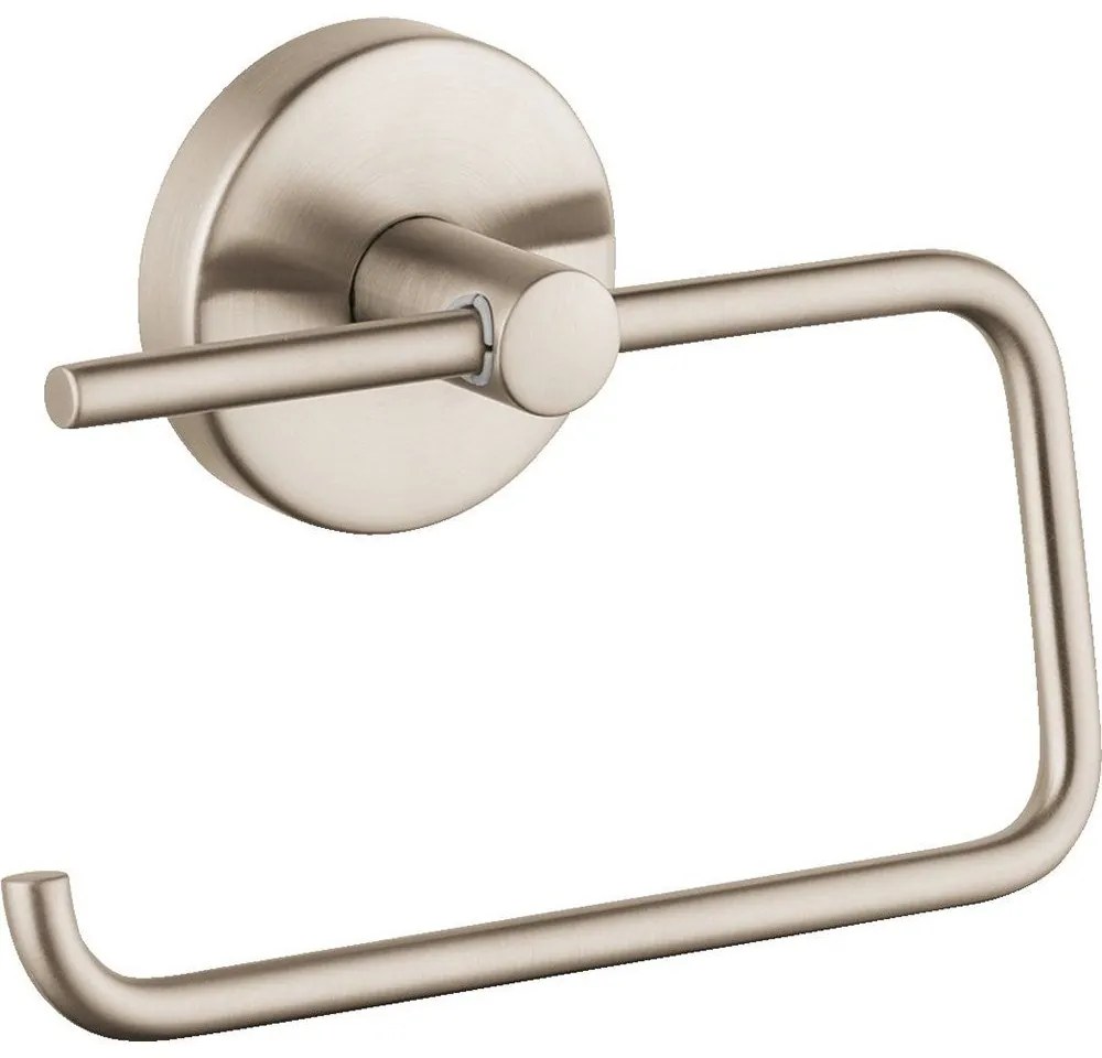 HANSGROHE Logis držiak toaletného papiera bez krytu, kartáčovaný nikel, 40526820