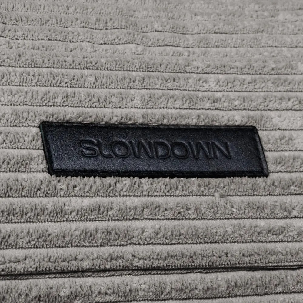 Hnedý menčestrový detský sedací vak Cocoon 100 – SLOWDOWN