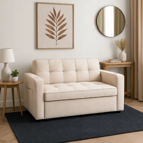 Kreslo pohovka VITO bežová - vintino.sk