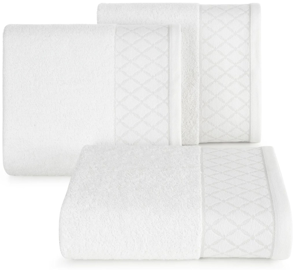 BAVLNENÝ UTERÁK LAYLA 50X90 CM BIELA