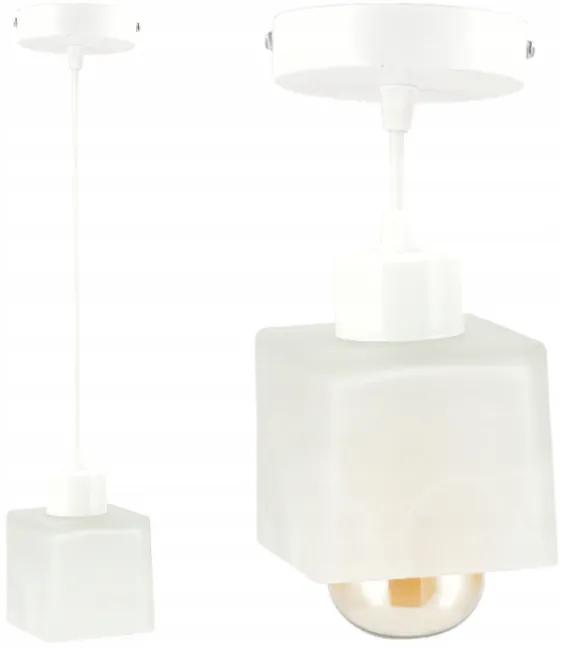 BERGE LED stropné svietidlo - 1xE27 - GLASS CUBE