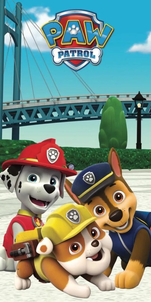 Froté osuška PAW Patrol - Labková patrola 02 70x140 cm 100% bavlna Jerry Fabrics