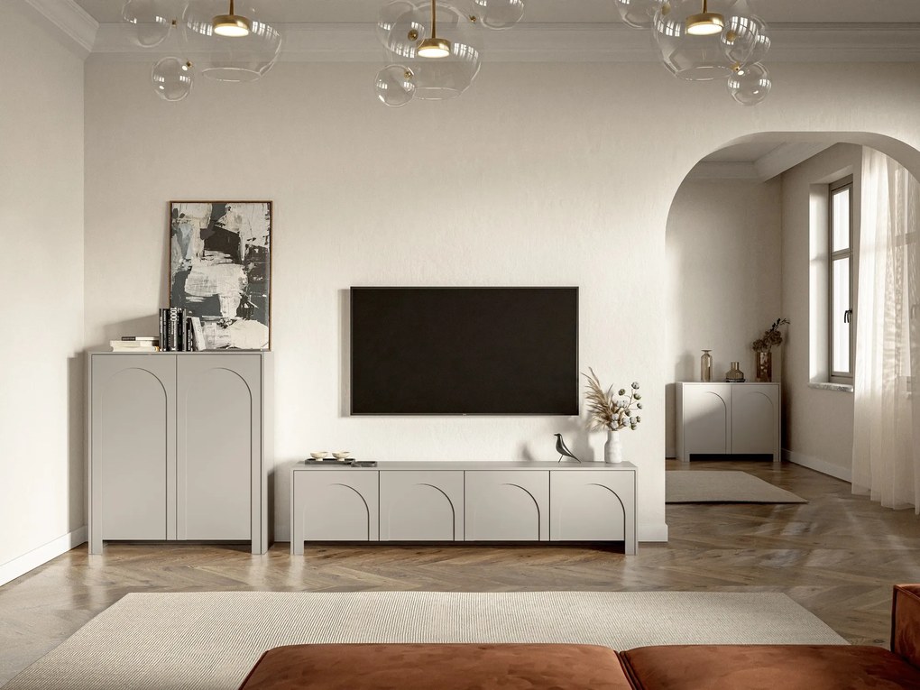 Komoda Arco 204 cm kašmírová