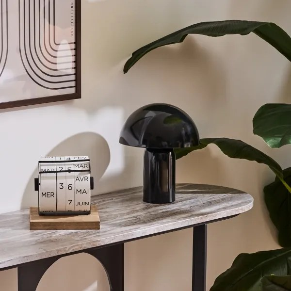 Atmosphera - Stolová lampa LITO 1xE27/25W/230V čierna