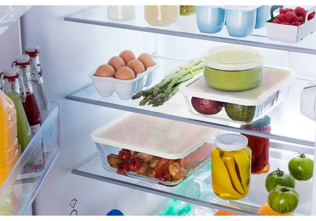 Pyrex Súprava sklenených dóz 2 ks, 1,5 l + 2,6 l