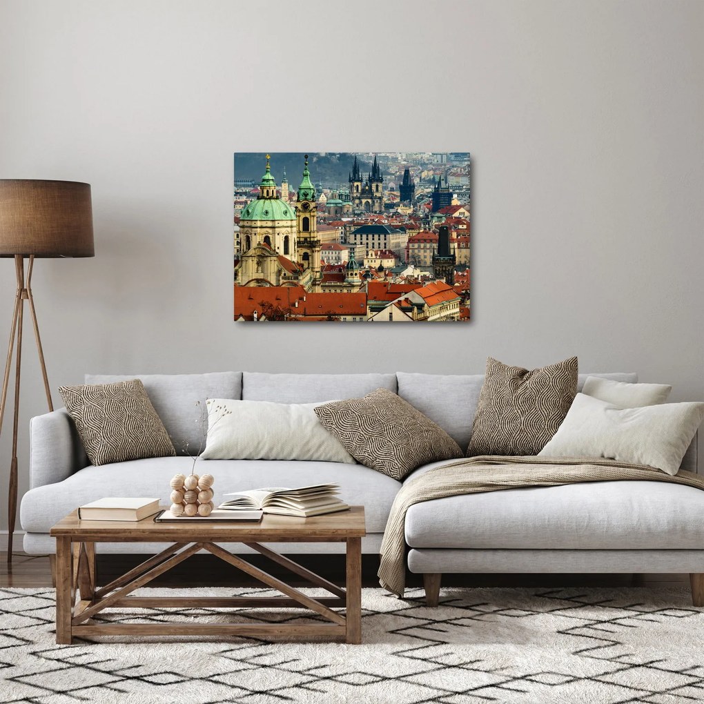 Obraz - Panorama Prahy (70x50 cm)