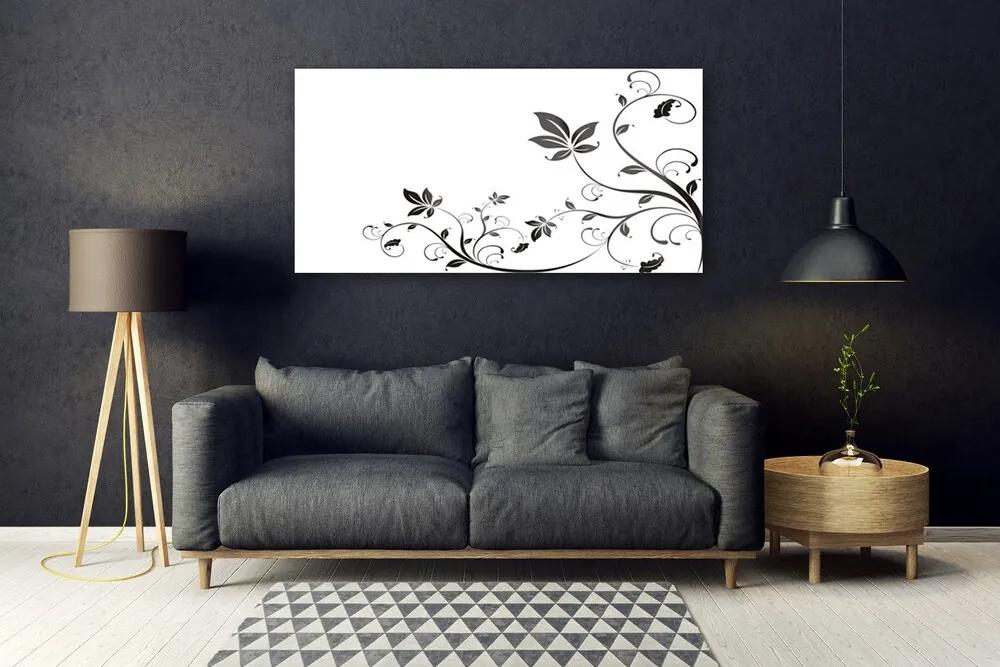 Obraz plexi Abstrakcie rastliny listy 120x60 cm