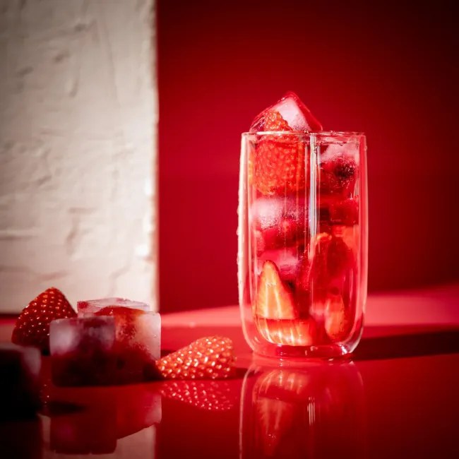 Sada dvoch pohárov CEMBRA GROOVE priesvitné 888835 350 ml (2 ks)