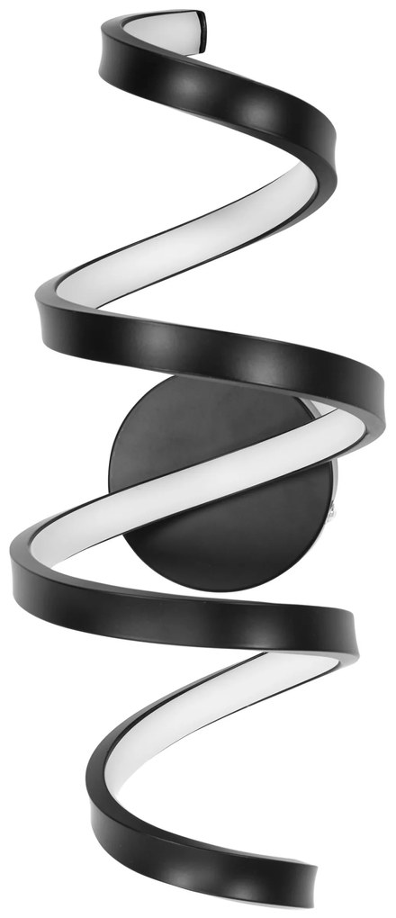 Nástenná lampa LED SPRING APP826-W matne čierna