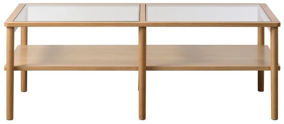 Dizajnový konferenčný stolík Dallan 120 cm prírodný dub