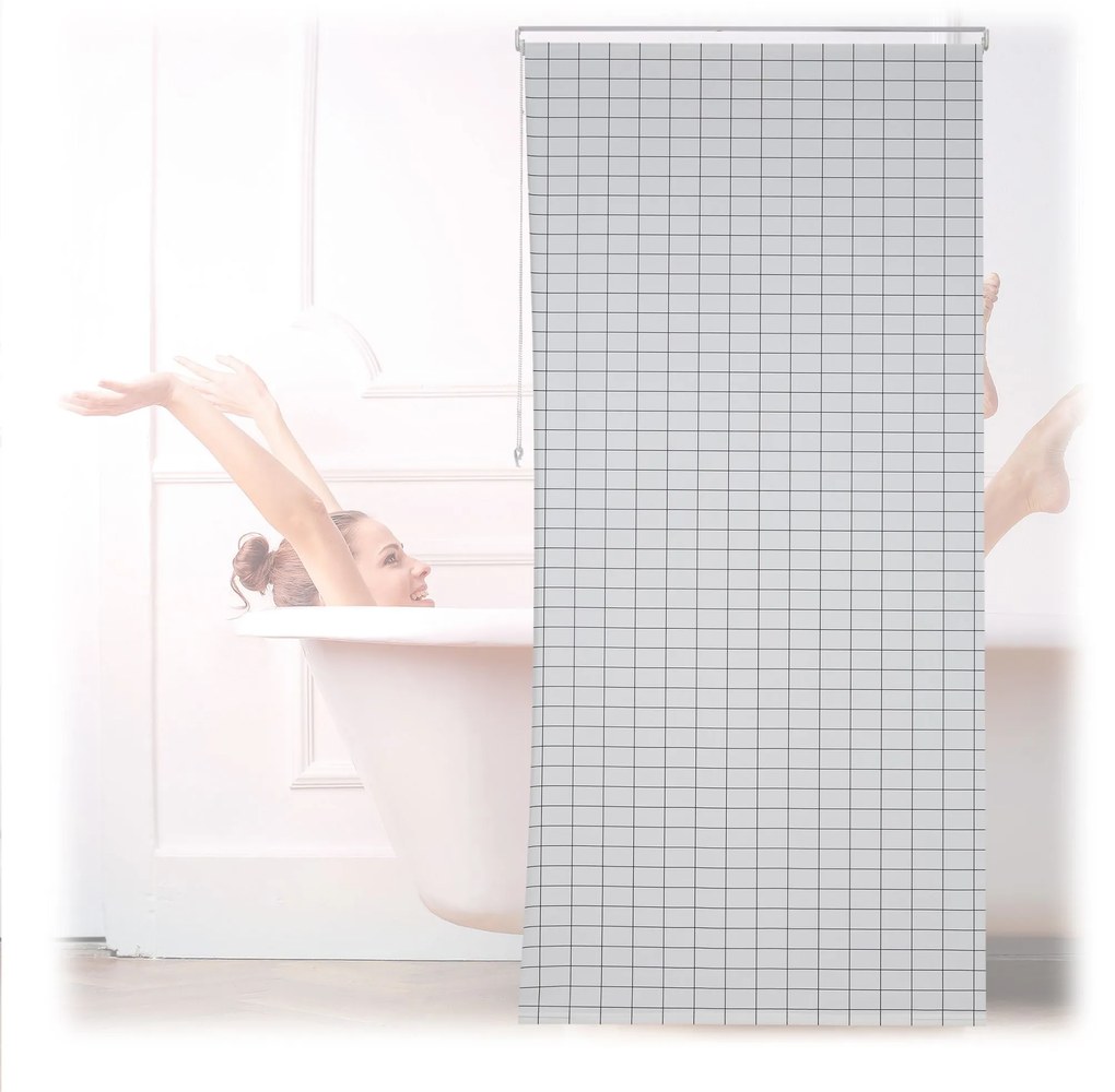 Vzorovaná sprchová roleta RD46827, 120x240 cm