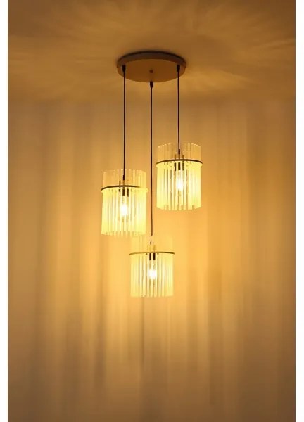 Globo 15698-3HRB - Luster na lanku GORLEY 3xE27/60W/230V