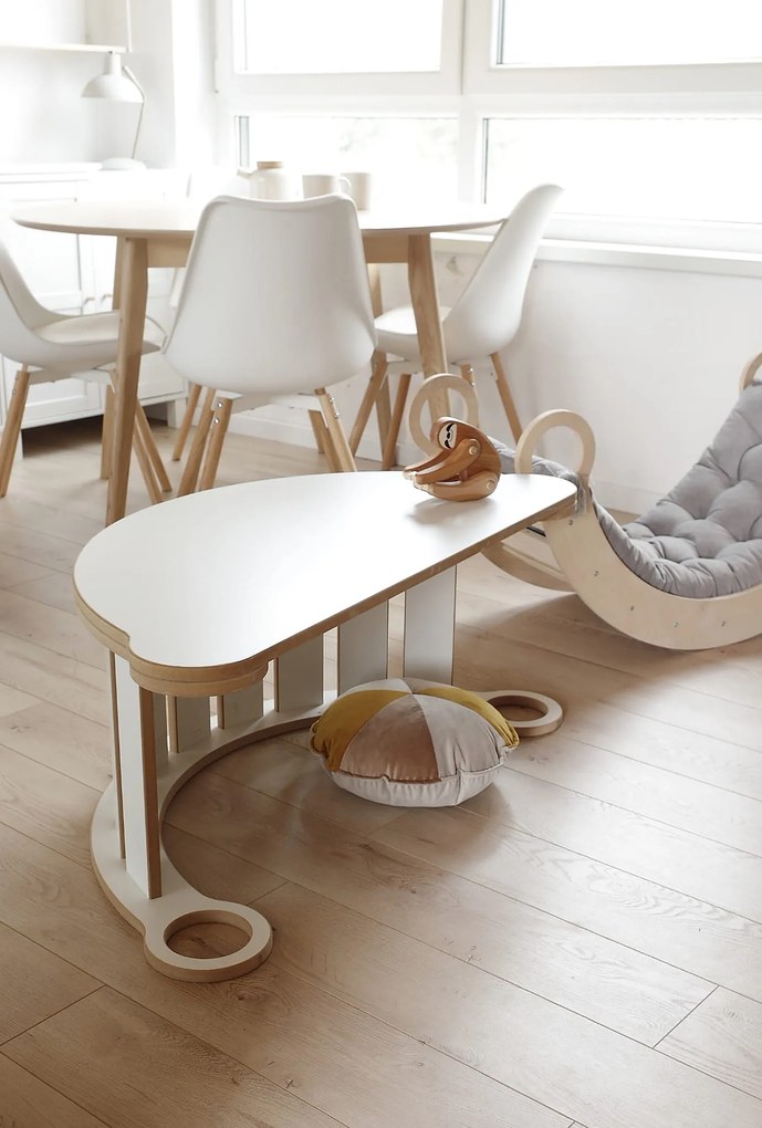 Detská pracovná doska k montessori hojdačke malá - čierna