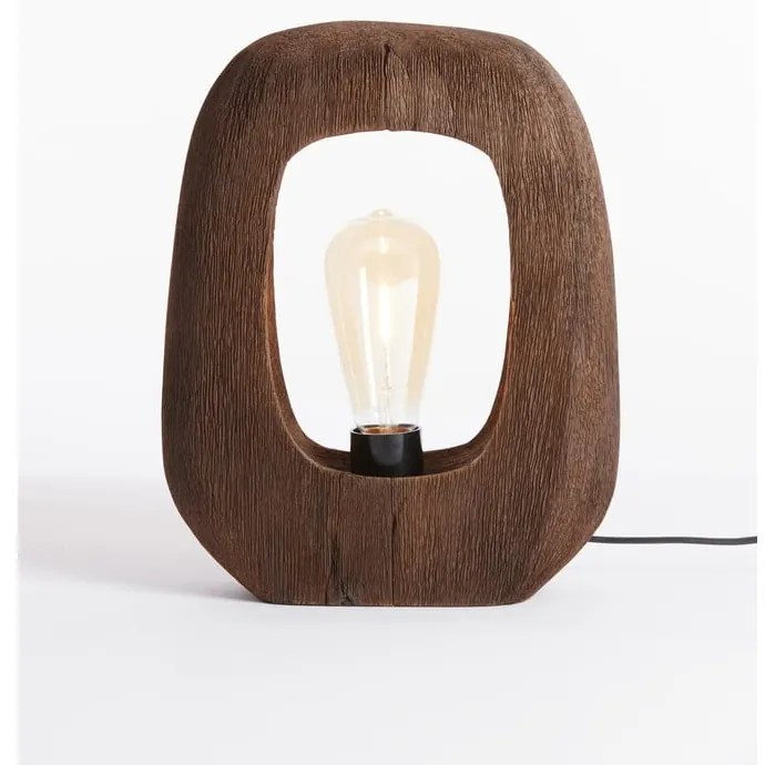 Hnedá stolová lampa (výška 30 cm) Kelafo – Light &amp; Living