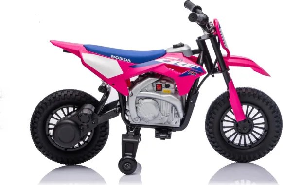 Elektrická motorka HONDA CFR450R ružová
