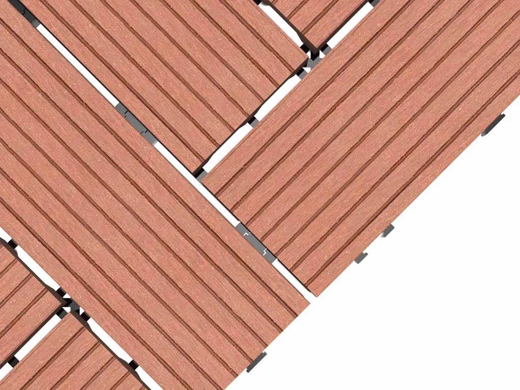 WPC dlaždica LEGI STYLE 30 x 30 cm, čokoláda