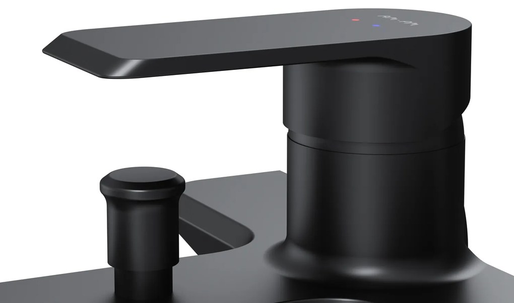 Vaňová a sprchová batéria AM.PM Flash FNA10022 jednopáková, čierna