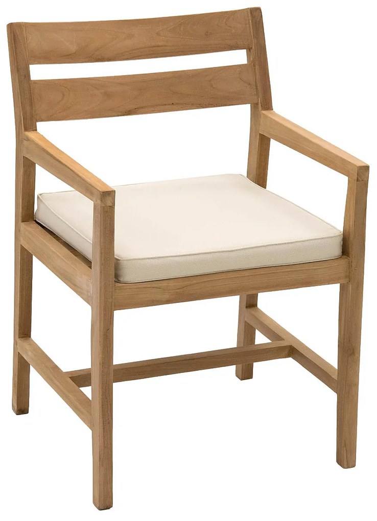 Deokork Záhradné pevné kreslo WINSTON (teak)