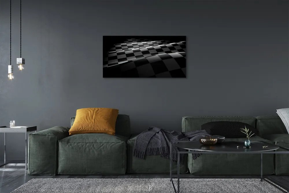 Obraz canvas checker vlajky 120x60 cm
