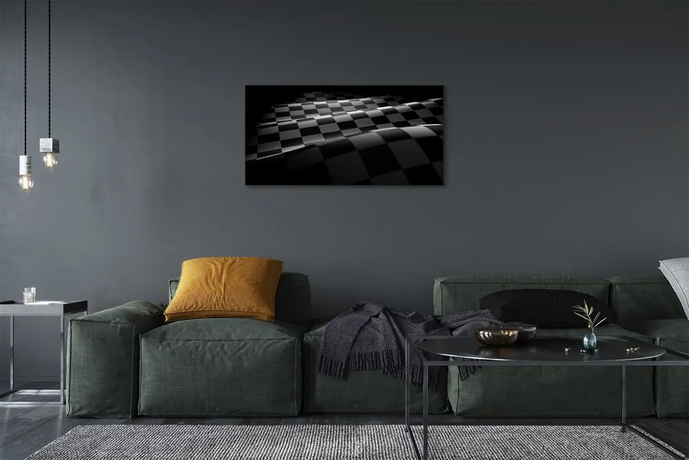 Obraz canvas checker vlajky 140x70 cm