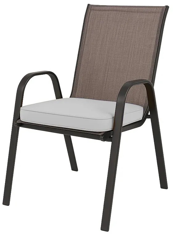 Vonkajší podsedák na stoličku VIREON 44x45 cm, svetlo sivý