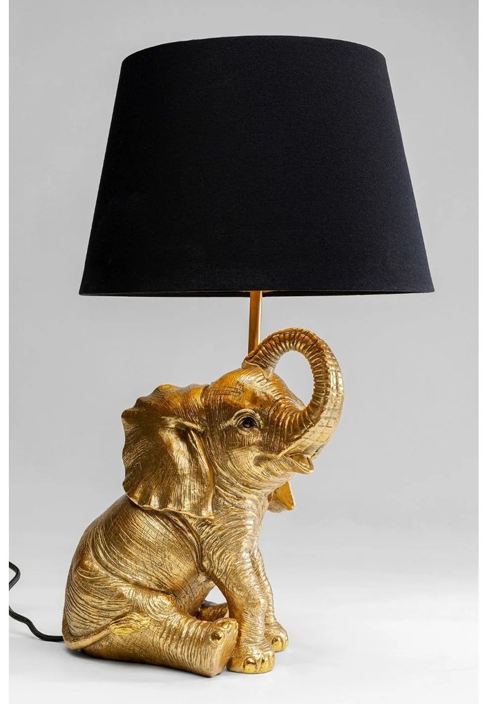 Elephant stolová lampa zlatá 48 cm