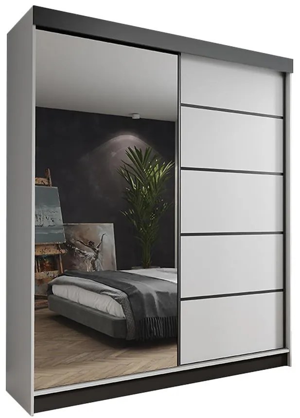 Skriňa Amo 200 biely