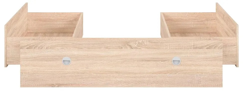 Zásuvky pod posteľ BRW Nepo Plus 160 cm (dub sonoma) (3ks). Akcia -29%. Vlastná spoľahlivá doprava až k Vám domov. 1098333