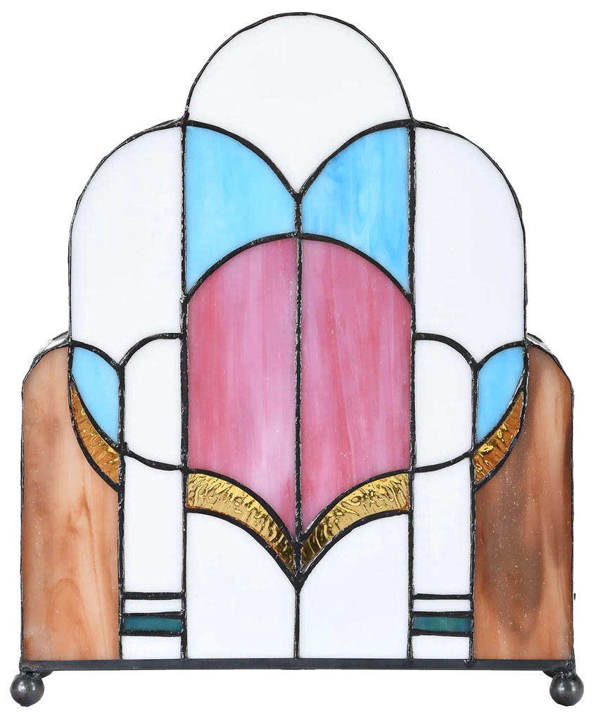 Dekoratívna vitráž lampa 30*4*25 CHIC