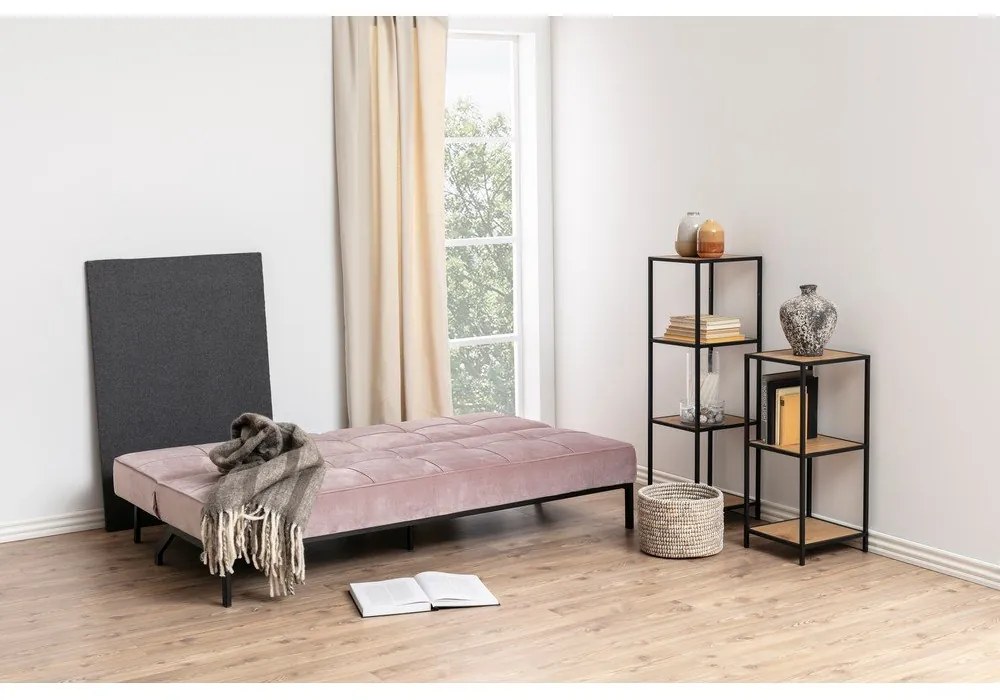 Ružová rozkladacia pohovka Actona Perugia