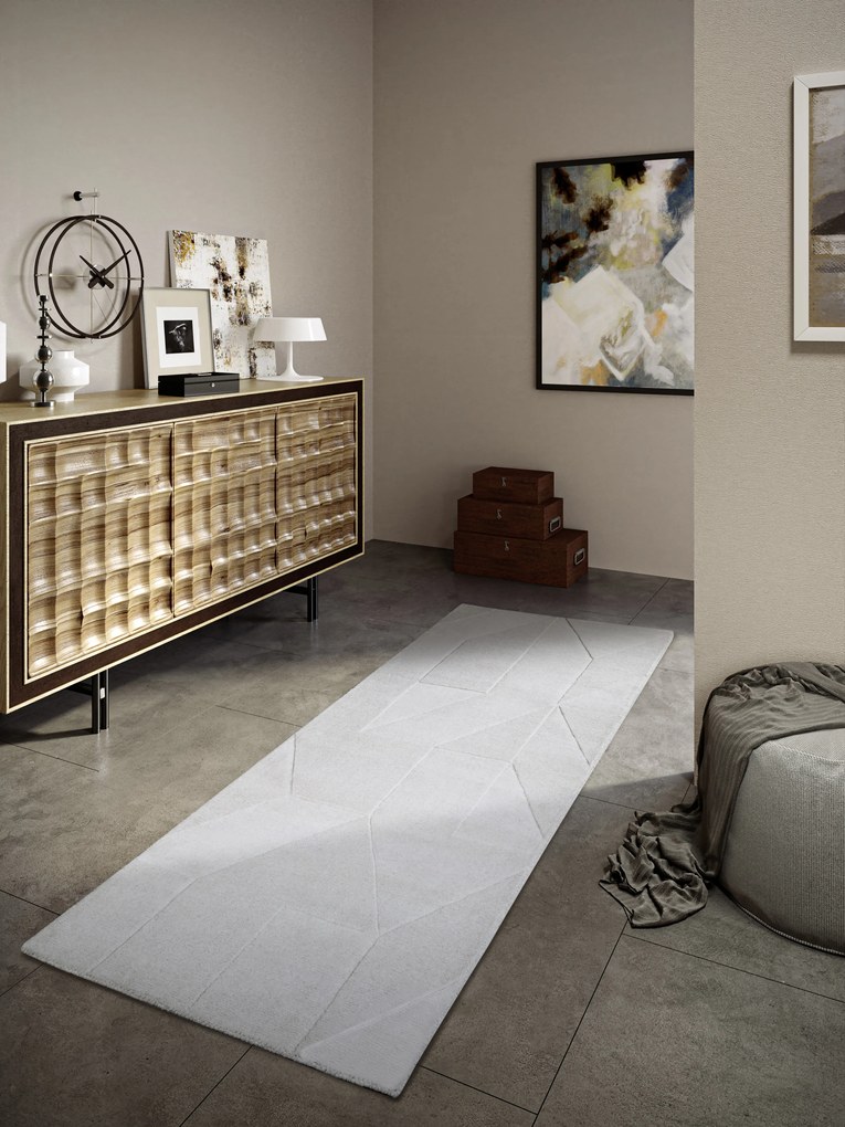 Villeroy & Boch, Behúň Villeroy & Boch 106163 Cream, 80x250, biela, obývacia izba