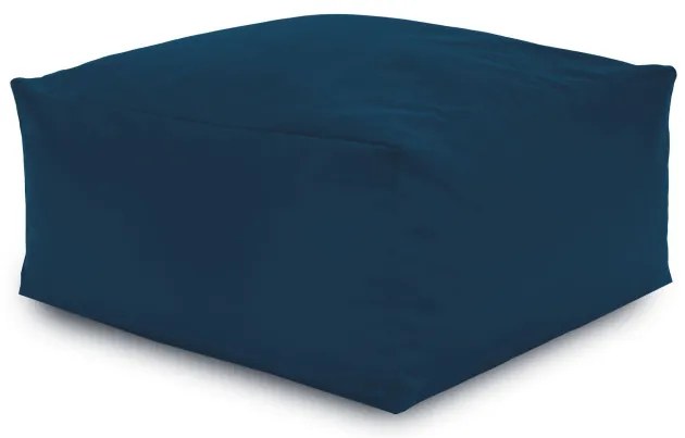 Plyšová taburetka kocka granátová