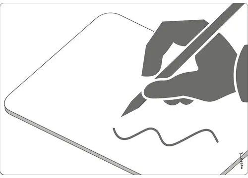 Obkladový panel do kuchyne mySPOTTI memo Plánovač 41x59 cm