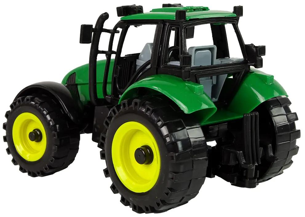 Lean Toys Zelený traktor