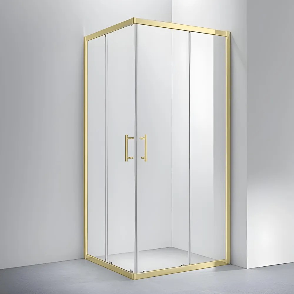 Motril Gold Sprchový kút 80x80 190cm, 6mm NANO